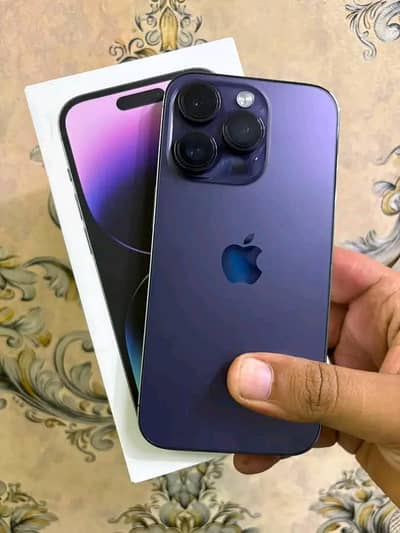 Apple iPhone 14 Pro 256 GB PTA approved condition 10/9.5 water pack