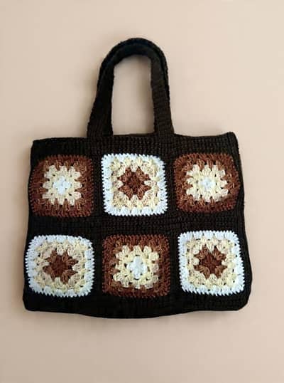 Crochet Handmade Tote Bag