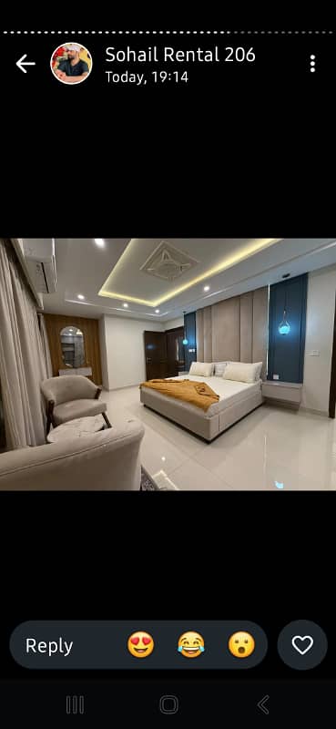 Par Day and short Time One and Two BeD Room appaertment Available Bahria Town Phase 4 and 6 Empire Heights 2 family apartment any time available
