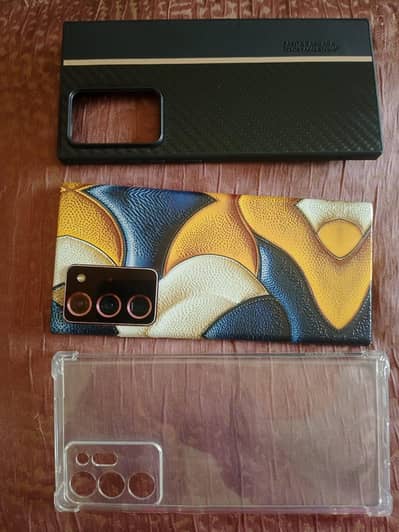 Samsung Mobile Note 20 Ultra RAM 16gb/256gb Camer Good  2back cove