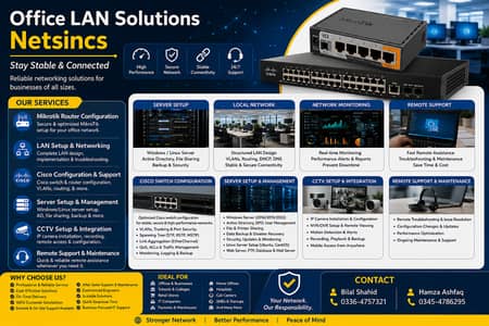 Network Solution || LAN Setup|| Servers