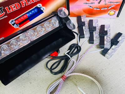  Car LED Lights – 30% OFF  | Red Blue Police Style | Super Bright