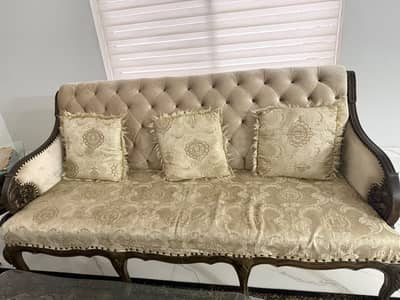 Sofa set 3+1+1 with tables
