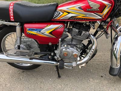 Honda 125 Red color 2025 Model
