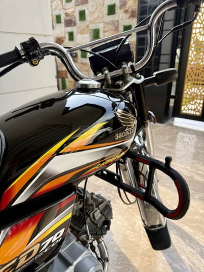 Honda CD-70 2022 model 10/10 condition like new only 6500kms