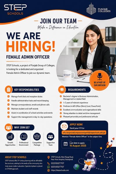 Female Admin officer