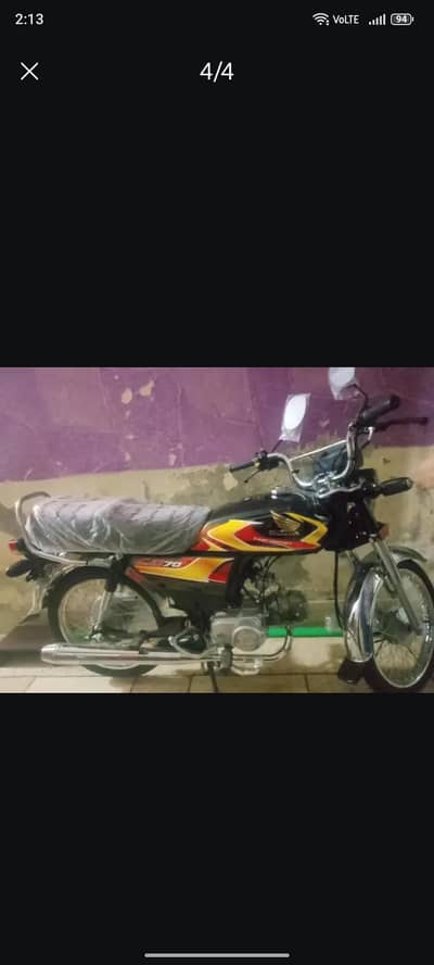 Honda Cd70 bike ful new 2026 model no used