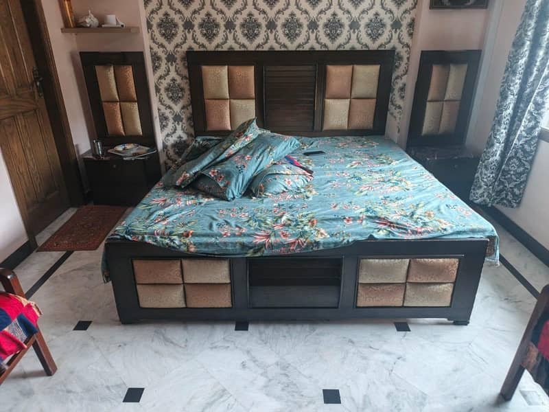 double bed with side tables 6