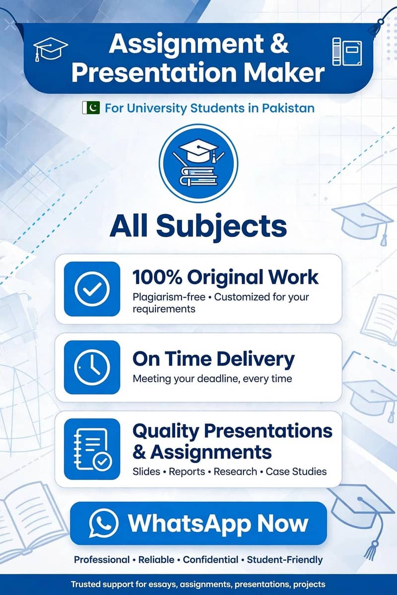 Assignment & Presentation Maker - All Subjects | 100% Original Work 0