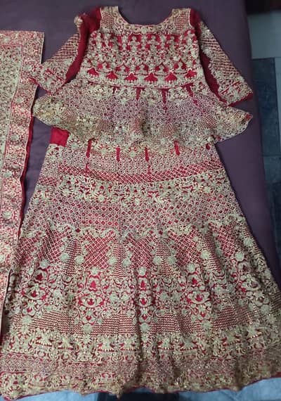 Bridal 3-Piece Lehenga Used Only Once – Excellent Condition