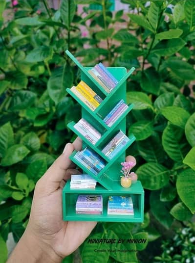 Cute Miniature Wooden Furniture Showpiece – Handmade Room Decor