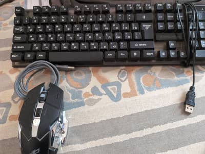 gaming keyboard with RGB