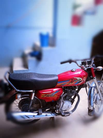 United US125 Excellent Condition – First Owner Ya agar CD70 hai: Honda
