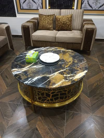 Brand New Luxury 3+2+1+1 Sofa Set with Centre & Corner Tables