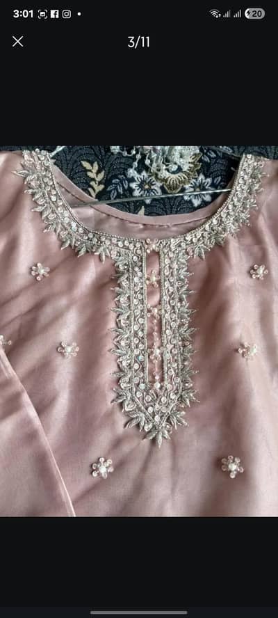 lastest women dress / hand made work / chwok style dress