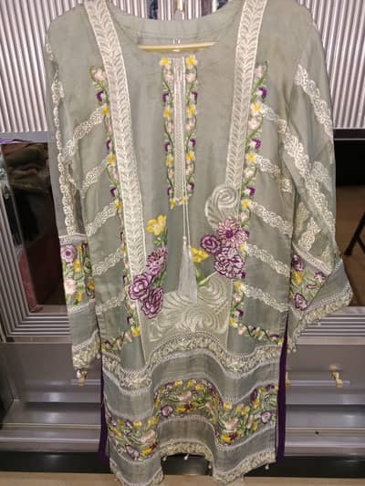 Embroidered fancy dress