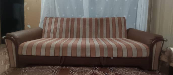 Two 3-Seater Sofa Cum Beds for Sale – Comfortable & Space-Saving