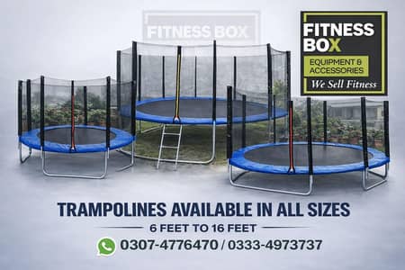 Kids Trampoline | Heavy Duty Jumping Trampoline | All sizes available