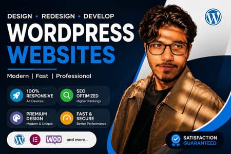 WORDPRESS WEBSITE - kesi bhi tra ki website bnwain sirf 2000Rs