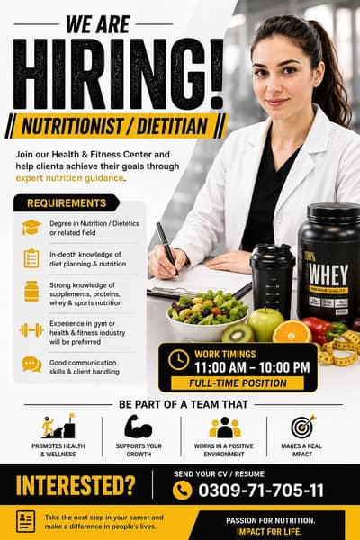 Required nutritionist