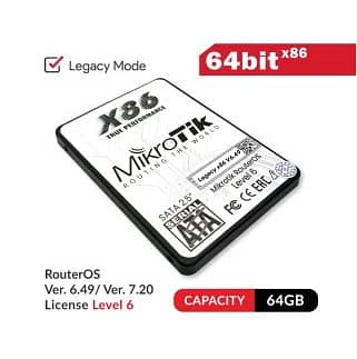 MikroTik RouterOS x86 Level-6 / 7
