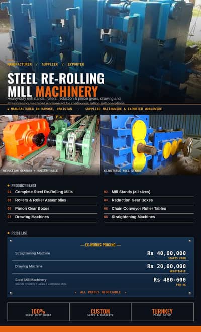Heavy Duty Multi-Stand Roller Straightening Machine – Industrial Use