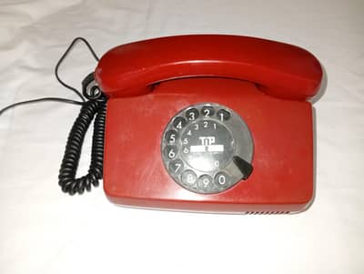 Antique classic vintage rotary old Dial telephone set