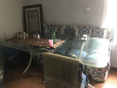 Dining Table Iron rod 8 chairs