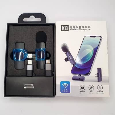 K8WIRELESS Microphone Best Quality Voice generate of video
