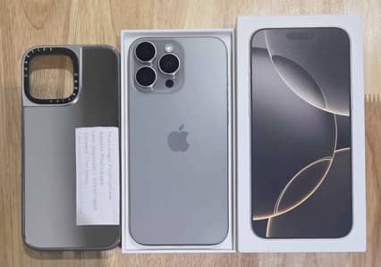 iPhone 16 Pro Max factory unlock desert natural black