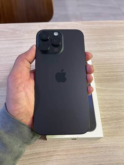 iPhone 16 Pro Max factory unlock  black 256