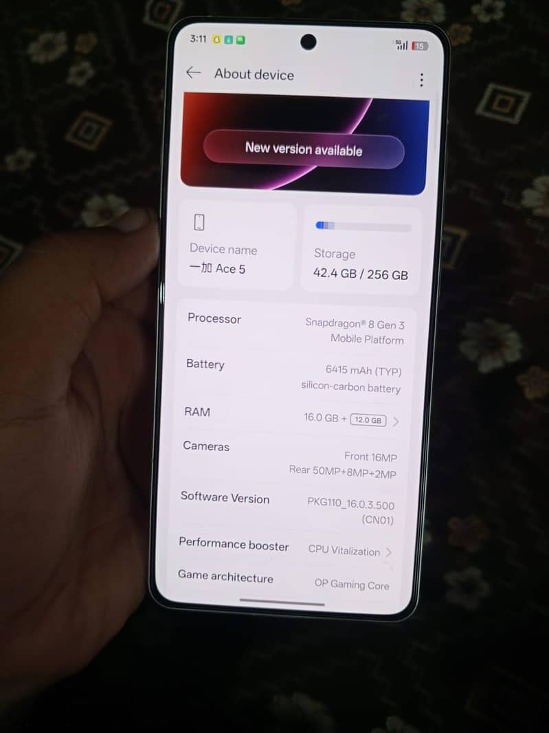 One Plus Ace 5 1