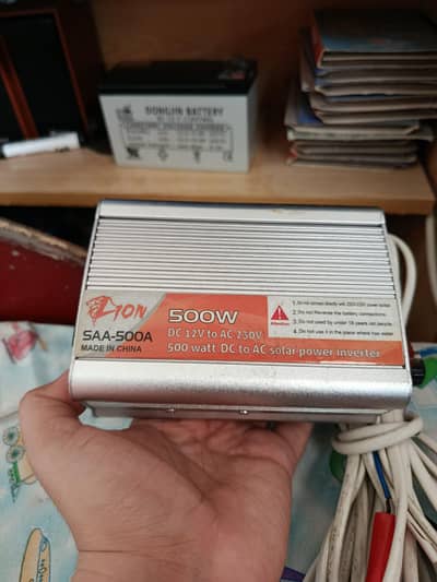 DC 12 Volt 500 Watts To AC 230 Volts Lion Inverter wire included