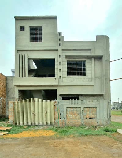 Transfer-Free 5 Marla Corner Gray Structure House For Sale In Tulip Overseas Block Park View City, Lahore