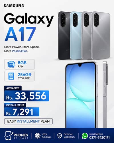 Samsung A17 ( 8/256GB ) Available on Easy Installment