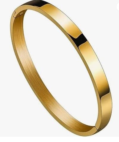 Premium gold plated mens kada
