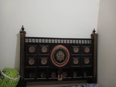 Double Bed king with Dressing ' wardrobe and 7 seater sofa set