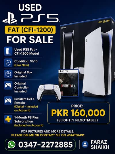 PS5 Fat (CFI-1200) Used