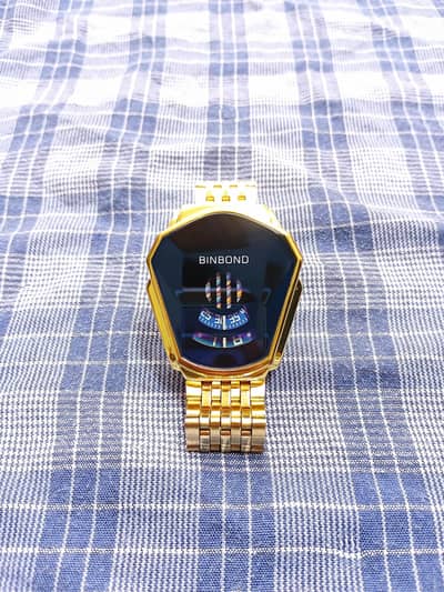 BINBOND Gold Edition Digital Watch