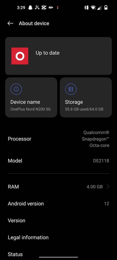 One Plus Nord 200