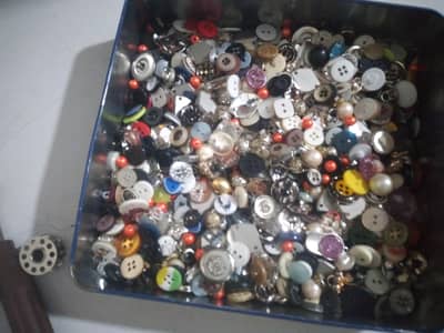different types used and new butons