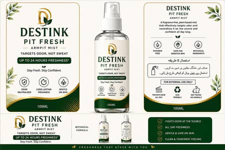 Spray Destink perfume