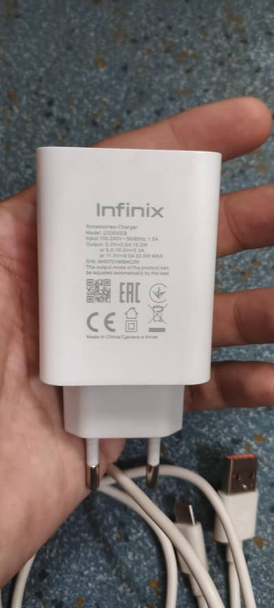 Infinix Box Pulled Original Charger.