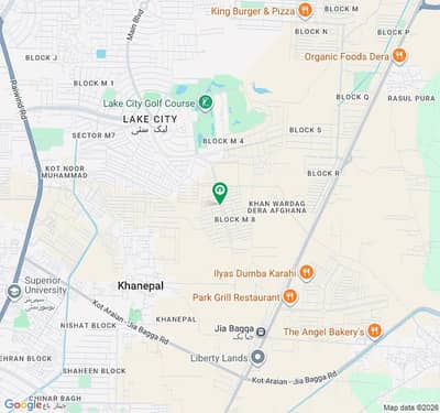 7 Marla Plot For Sale Sector M8, Lake City Lahore