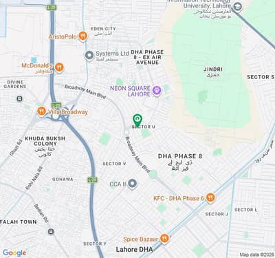 Highly-Desirable Residential Plot Available In DHA Phase 8 - Block U For sale