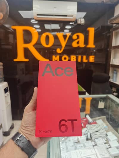 Oneplus ace 6t/15R boxpack full sim time 12/256 available