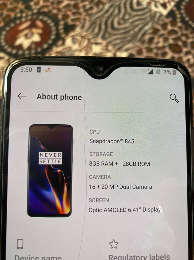 One Plus 6T 0