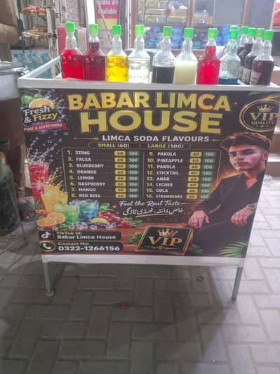 limca soda complete setup for urgent sale
