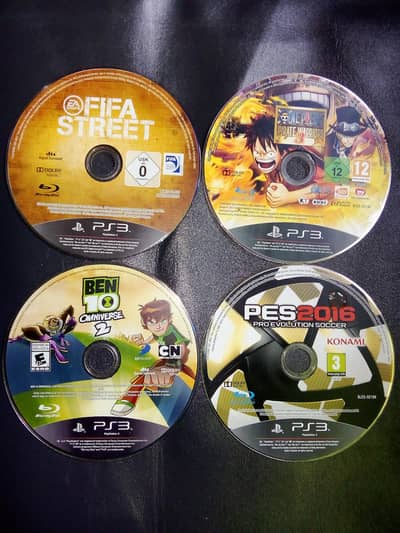 Ps3 Playstation 3 (4) Cds Available Koi bhi la lo