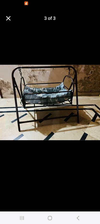 Metal Body swing cradle (Jhoola) with stand for sale